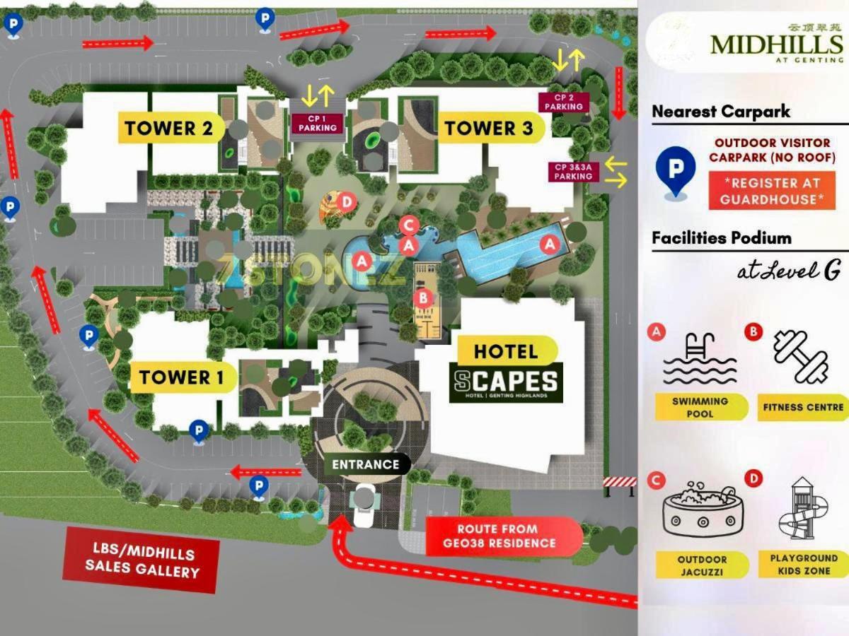 Cloud 9 Suite - Midhills Genting Highland Dataran Tinggi Genting Bagian luar foto
